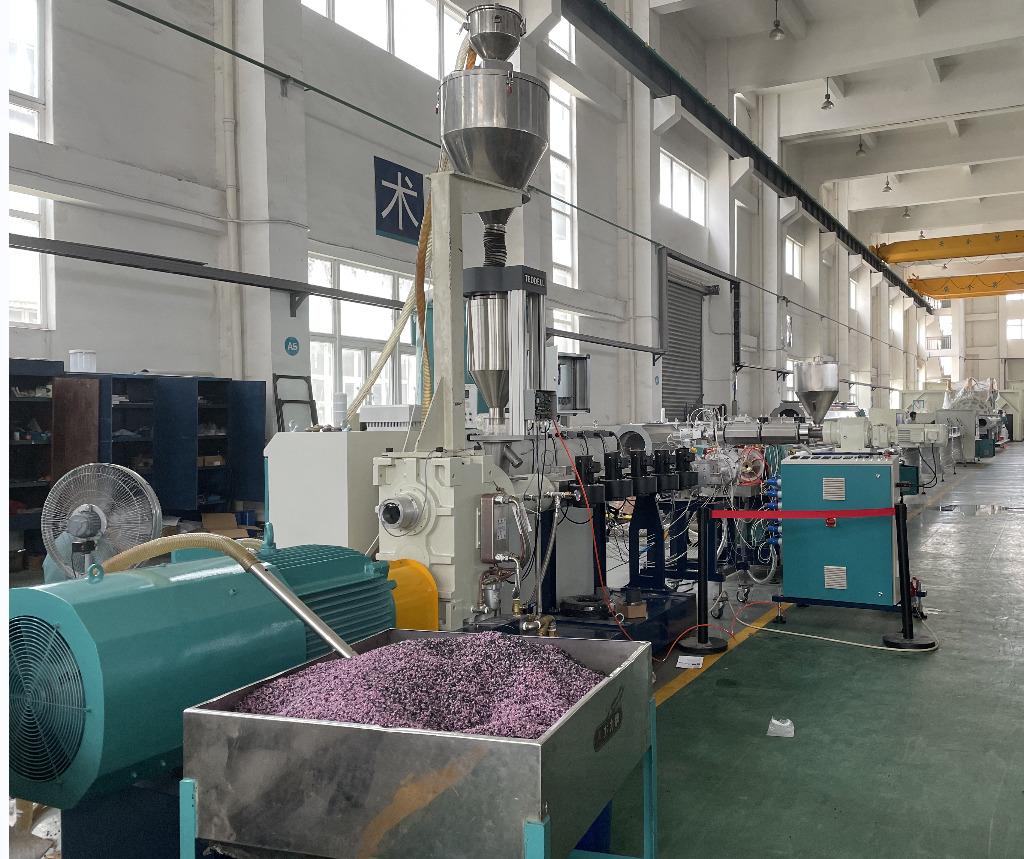 PE/PRR pipe extrusion line